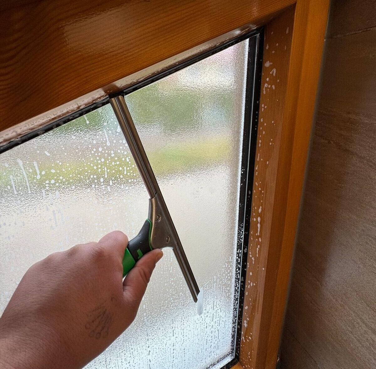 glasreinigung saison